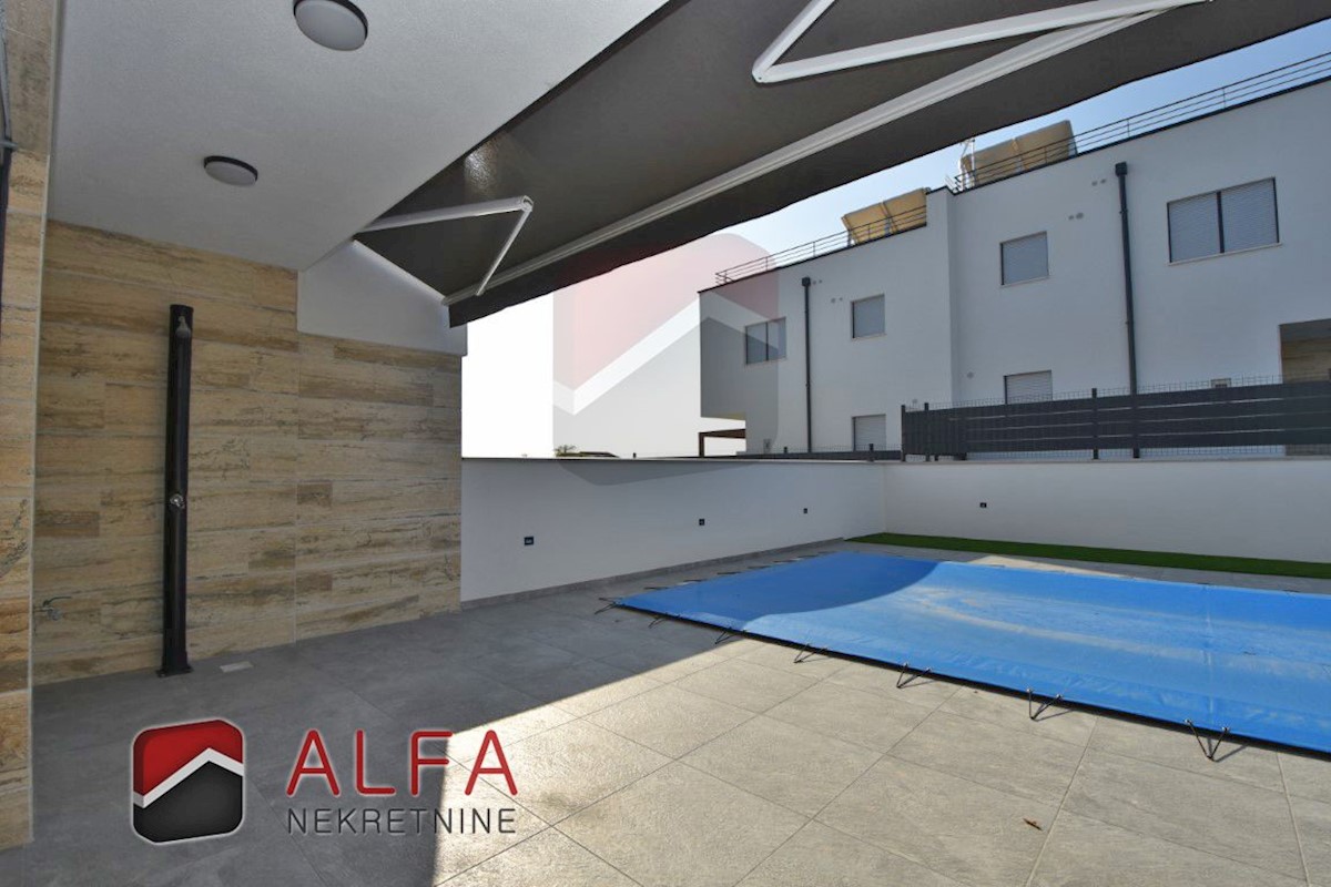 Croatia, Vodice, for sale is new modern semi-detached house with pool