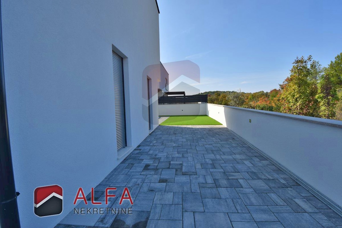 Croatia, Vodice, for sale is new modern semi-detached house with pool