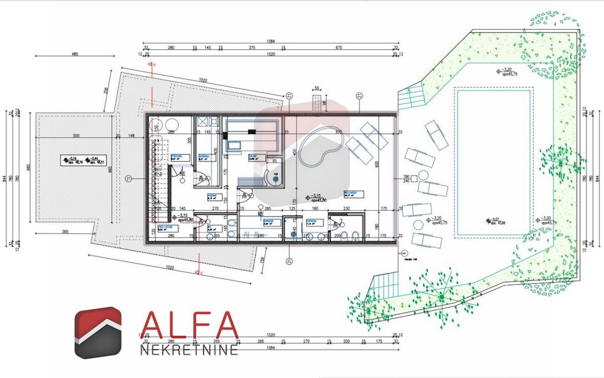 Croazia, Vodice, in vendita è una nuova villa moderna con piscina e vista mare