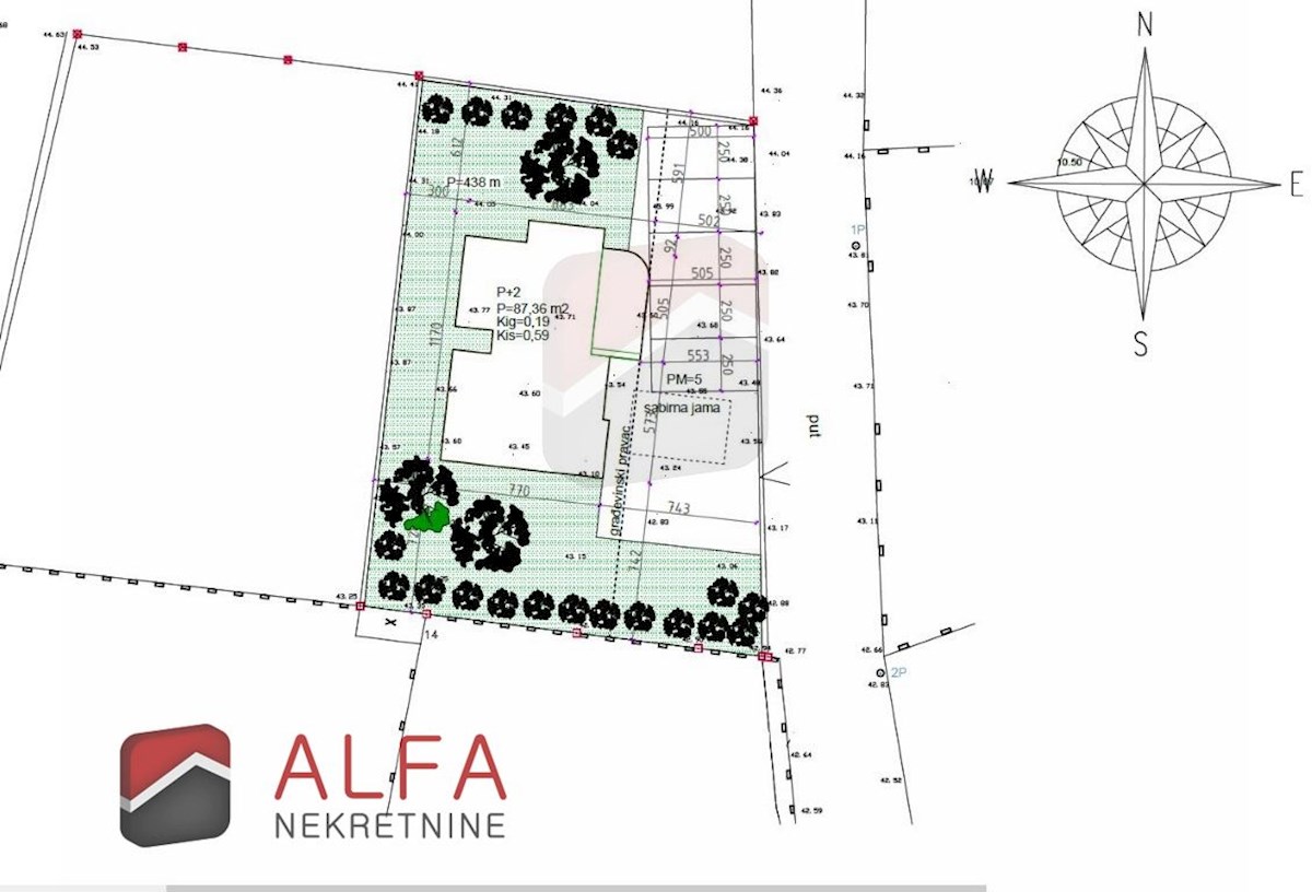 Croazia, Vodice, terreno edificabile in vendita con permesso di costruzione