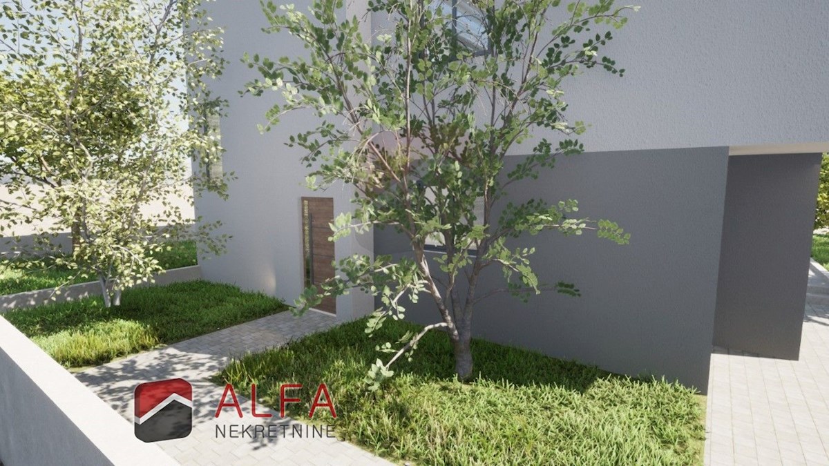 Croazia, Vodice, nuova costruzione, appartamento duplex in vendita con ampia terrazza e vista mare