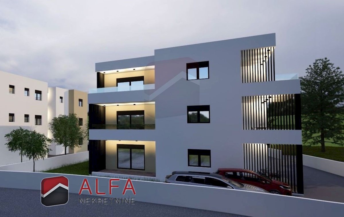 Croazia, Vodice, nuova costruzione, appartamento in vendita con due camere da letto, secondo piano