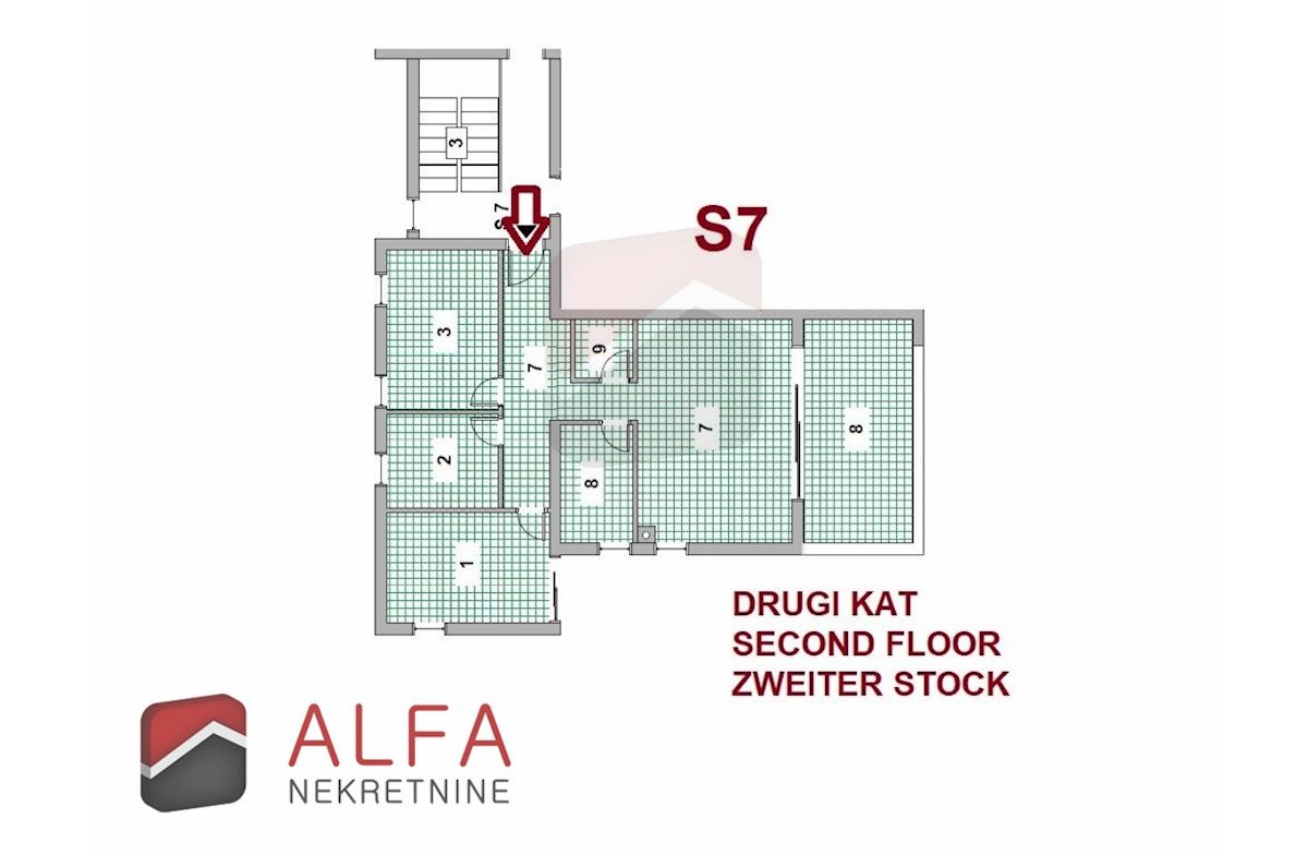 Croazia, Vodice, Srima – nuovo appartamento in vendita, secondo piano, due posti auto, vicino al mare