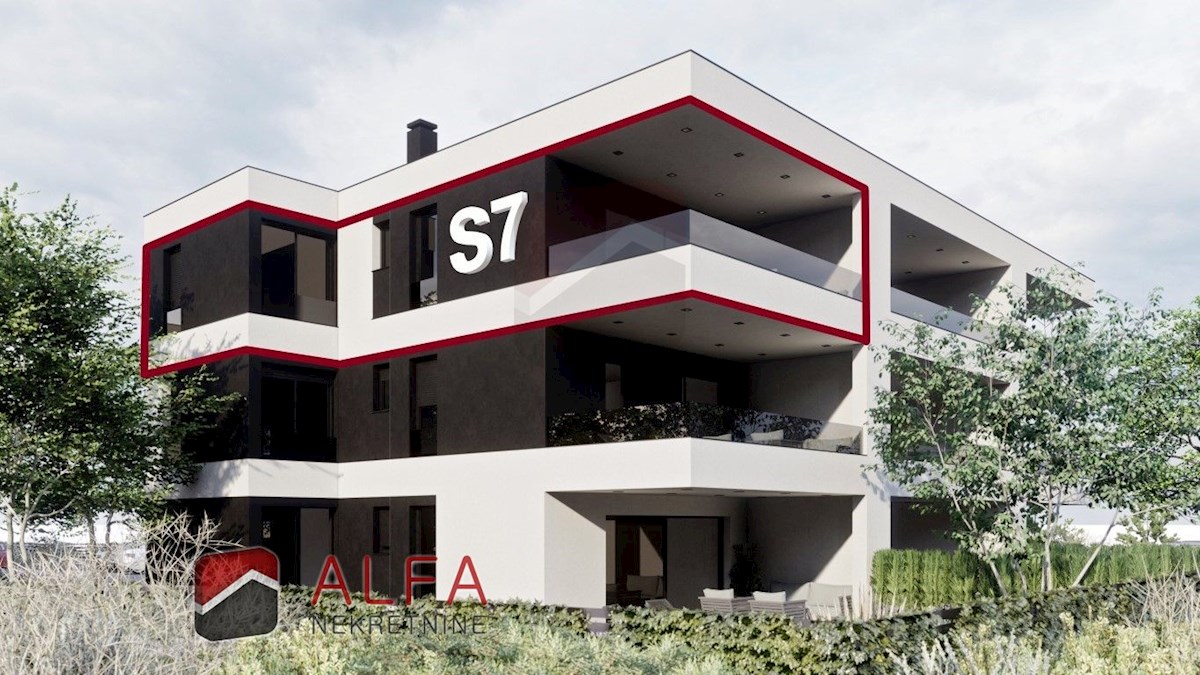 Croazia, Vodice, Srima – nuovo appartamento in vendita, secondo piano, due posti auto, vicino al mare