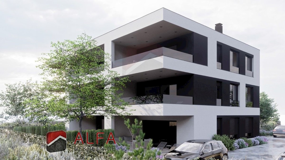 Croazia, Vodice, Srima – nuovo appartamento in vendita, secondo piano, due posti auto, vicino al mare