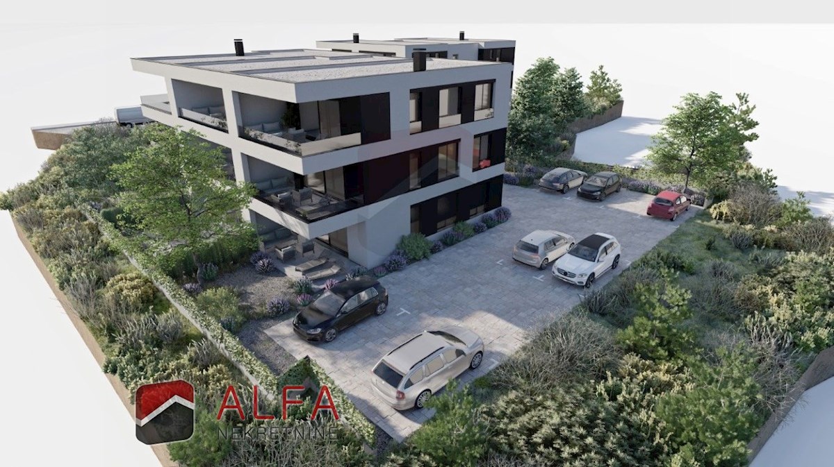Croazia, Vodice, Srima – nuovo appartamento in vendita, secondo piano, due posti auto, vicino al mare