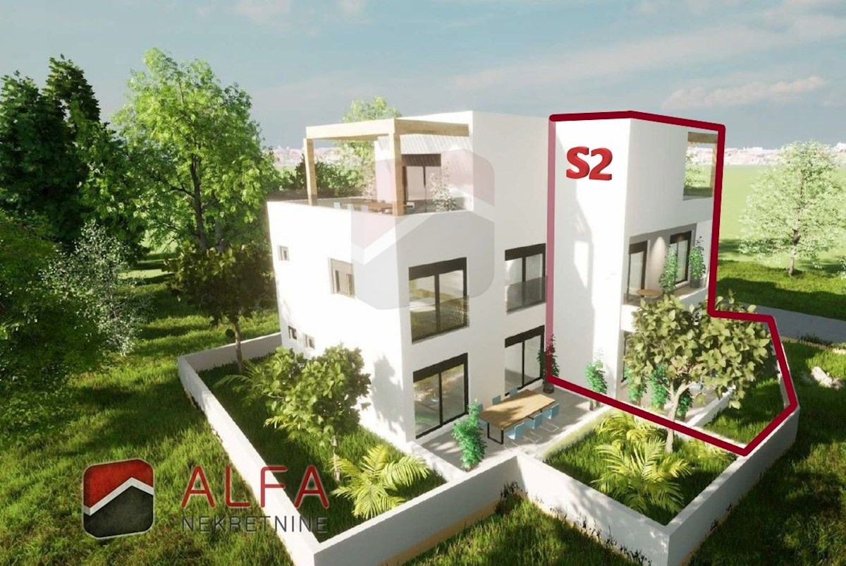 Croazia, Vodice, Srima, nuova casa bifamiliare arredata in vendita, vicino al mare