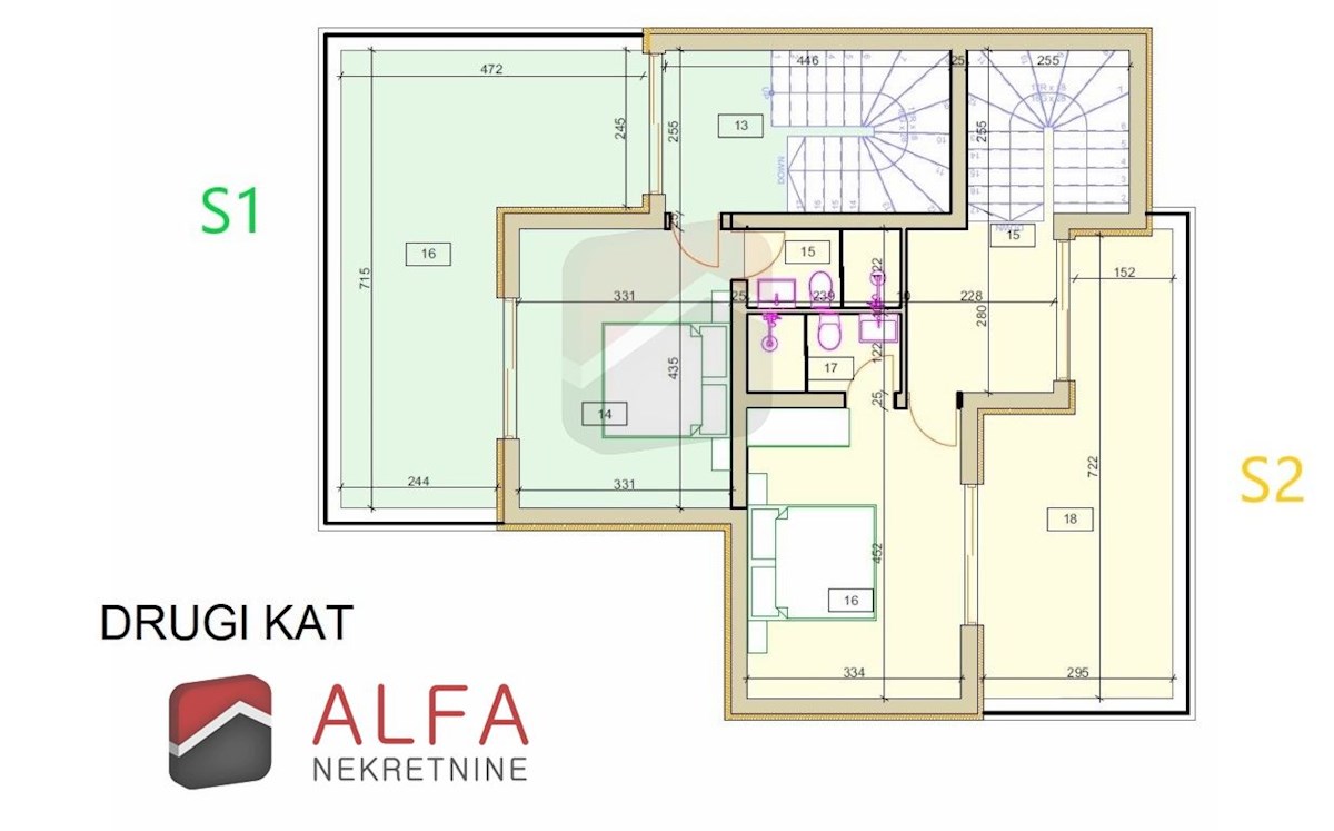 Croazia, Vodice, Srima, nuova casa bifamiliare arredata in vendita, vicino al mare