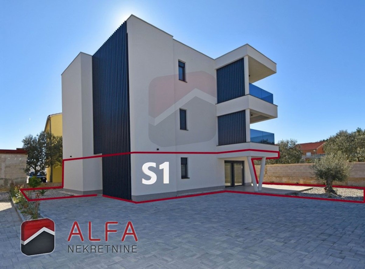 Croazia, Vodice – nuovo appartamento confortevole in vendita, piano terra, giardino, riscaldamento a pavimento