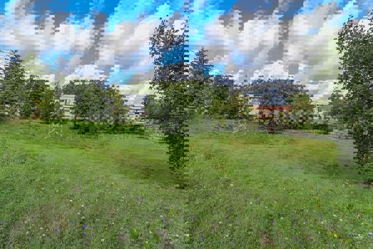 Pazin – Ampio terreno edificabile in un tranquillo villaggio