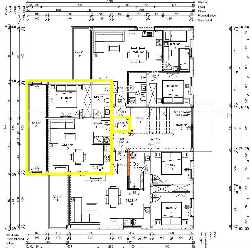 Gimino, appartamenti di qualità in un nuovo edificio