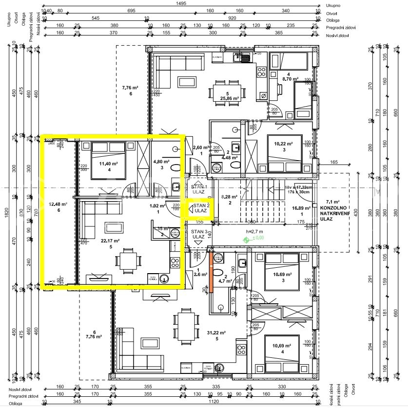 Gimino, appartamenti di qualità in un nuovo edificio