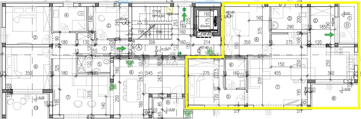 Parenzo, Tar - nuova costruzione - appartamento monolocale al 1° piano