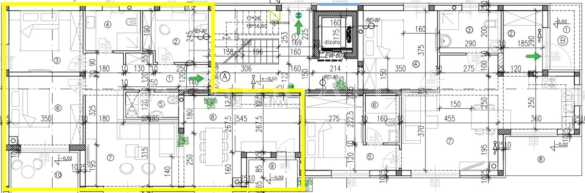 Parenzo, Tar - nuova costruzione - appartamento monolocale al 1° piano