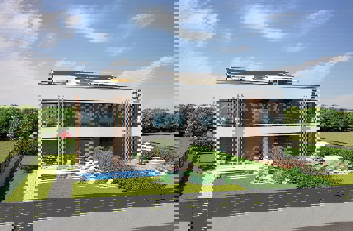 Rovigno, nuova costruzione – appartamento con giardino e piscina