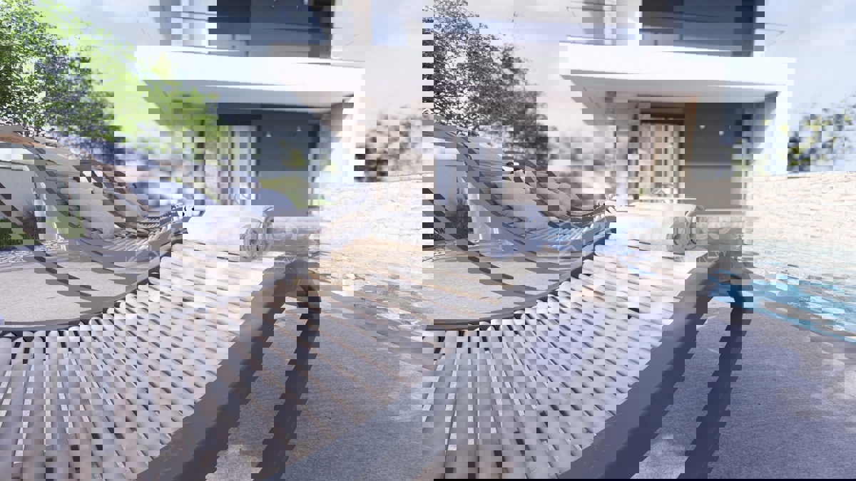 Kanfanar, villa con vista mare, in costruzione