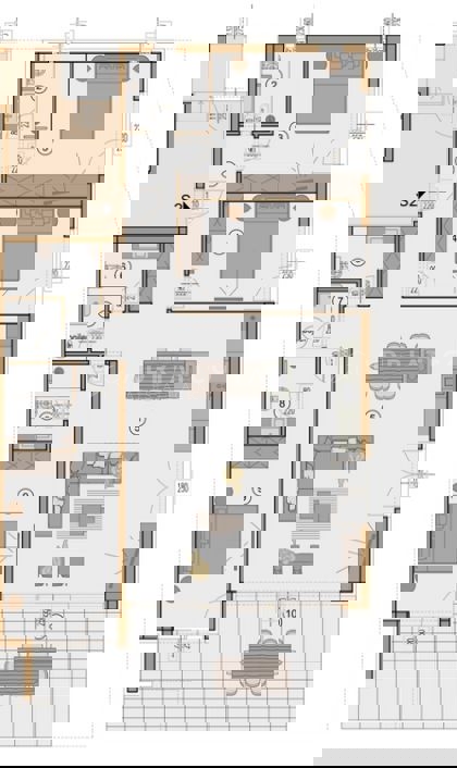 Rovigno, nuovo edificio, appartamento vicino alla città 