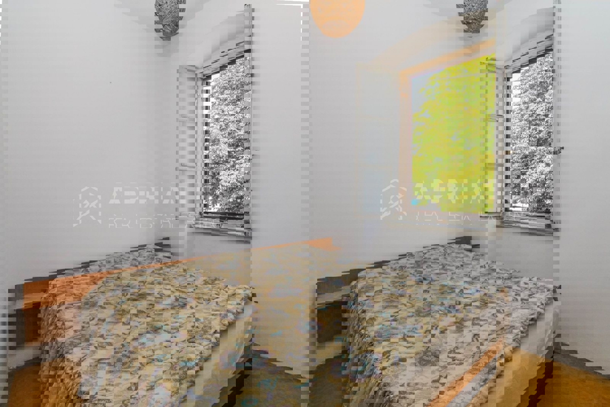 Kanfanar, casa in pietra nel centro del paese