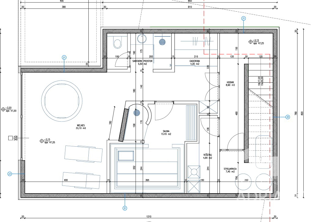 Vodice, villa moderna con wellness e vista panoramica sul mare