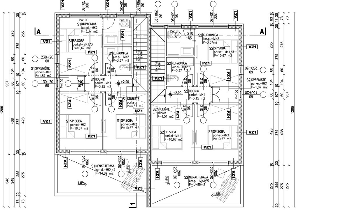 Srima, Vodice, moderna doppia casa con piscina - consegna primavera 2025