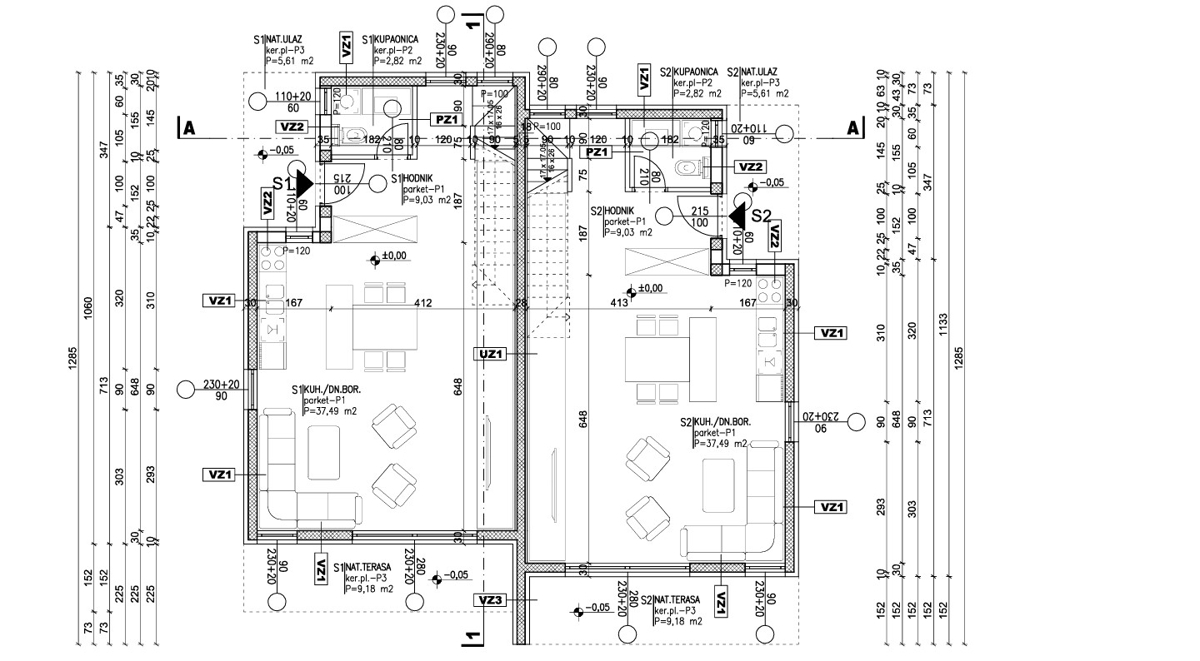 Srima, Vodice, moderna doppia casa con piscina - consegna primavera 2025