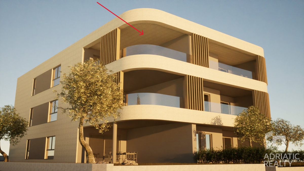 Vodice, appartamento di lusso con tre camere da letto e una splendida vista sul mare - 150 m dalla spiaggia