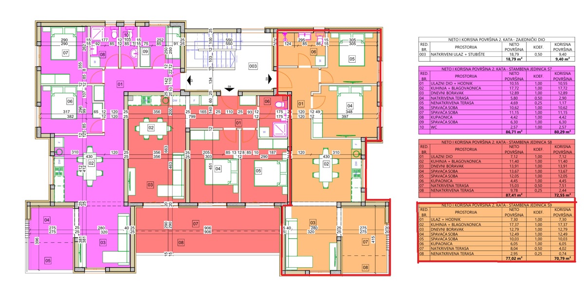 Vodice, monolocale con giardino in bella posizione