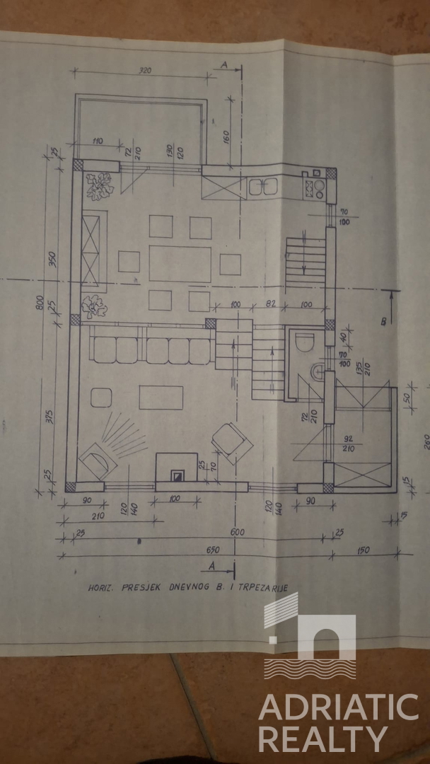 Žaborić, casa familiare arredata a 100 m dalla spiaggia