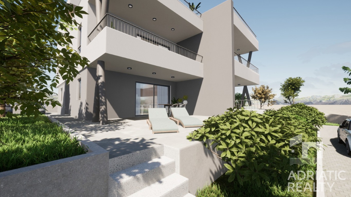 Vodice, moderno duplex apartman s pogledom na more, 110,31 m2