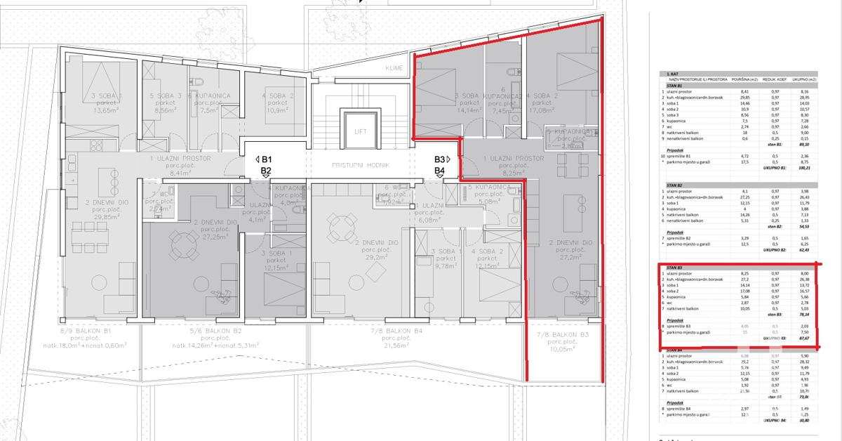 Primošten, appartamento con vista mare in ottima posizione, posto auto in garage