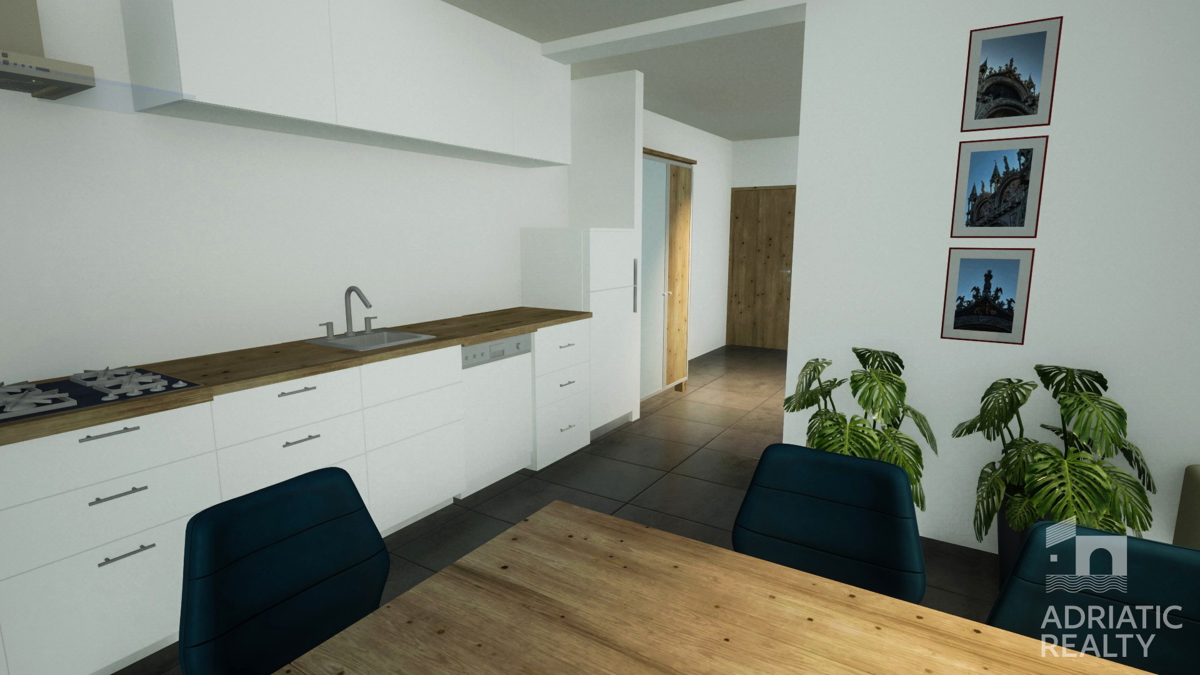 Vodice, appartamento bilocale con vista mare