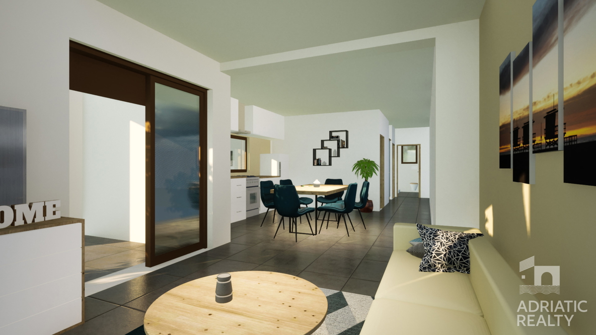 Vodice, appartamento bilocale con vista mare