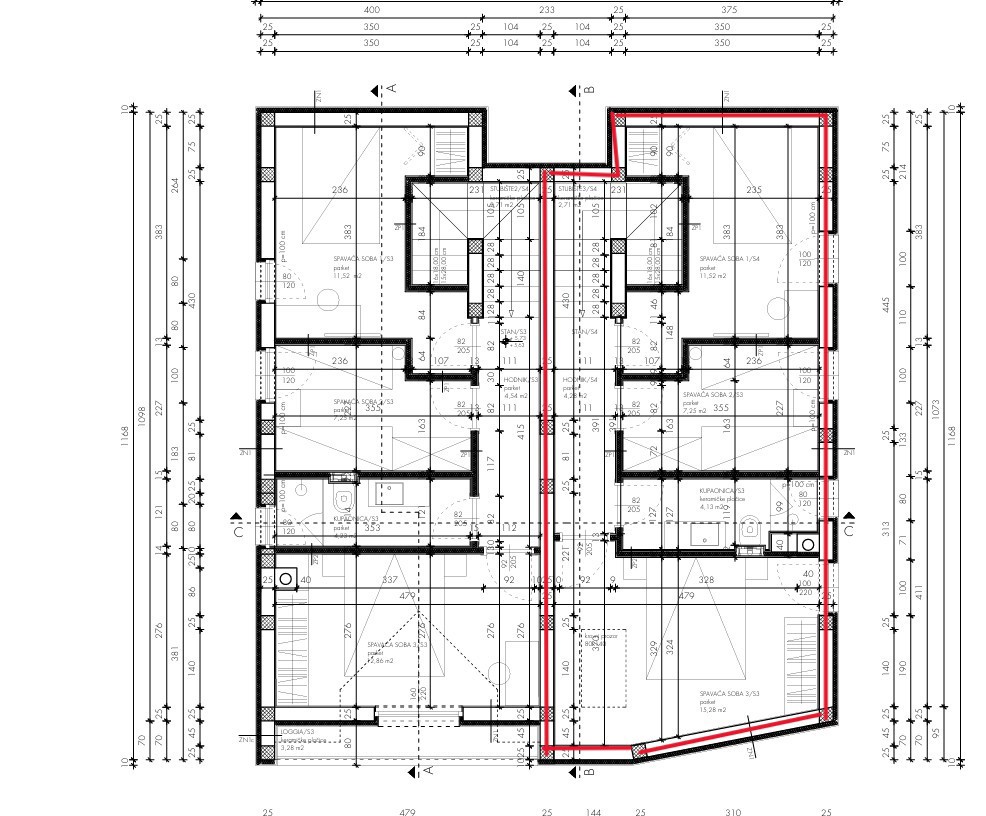 Tisno, appartamento su due piani con garage e splendida vista mare, a 50 m dal mare