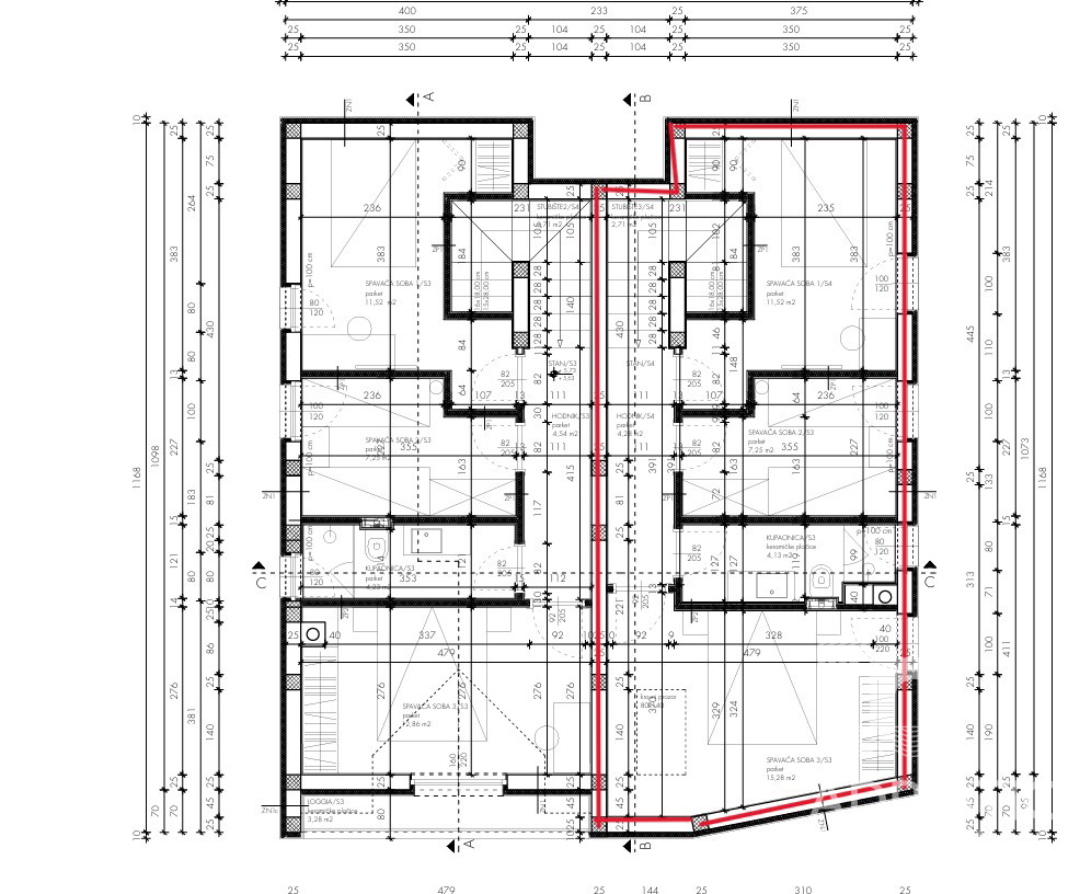 Tisno, appartamento su due piani con garage e splendida vista mare, a 50 m dal mare