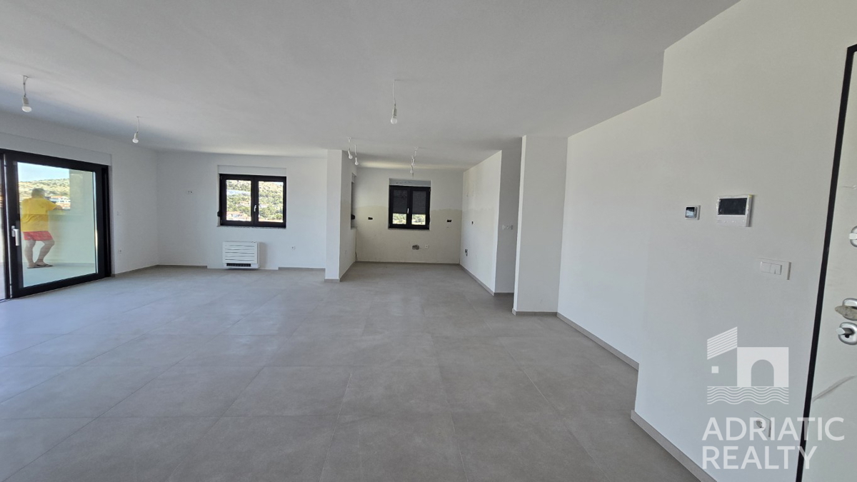 Žaborić, attico bilocale o trilocale con vista mozzafiato sul mare