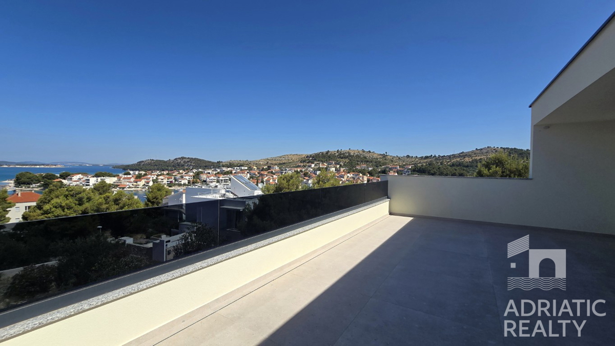 Žaborić, attico bilocale o trilocale con vista mozzafiato sul mare