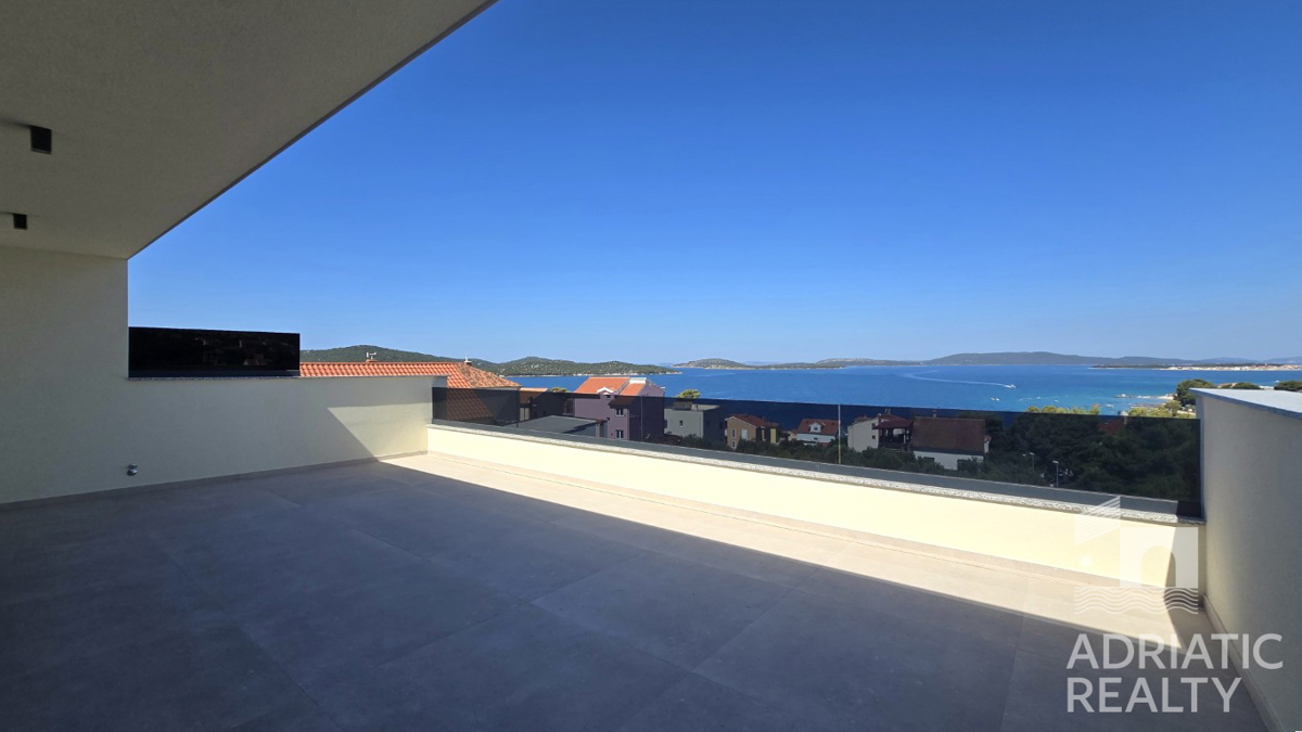 Žaborić, attico bilocale o trilocale con vista mozzafiato sul mare