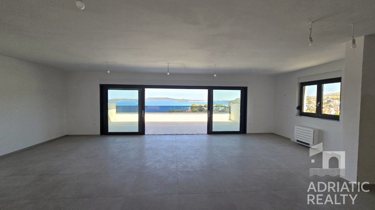 Žaborić, attico bilocale o trilocale con vista mozzafiato sul mare