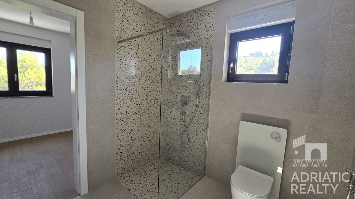 Žaborić, attico bilocale o trilocale con vista mozzafiato sul mare