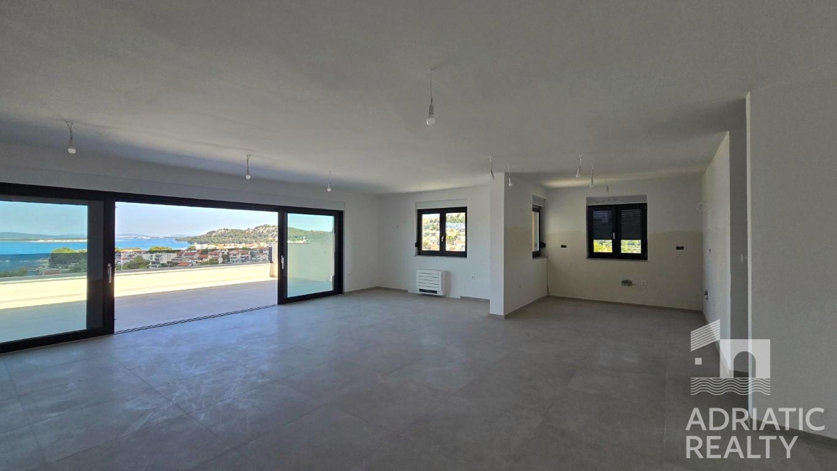 Žaborić, attico bilocale o trilocale con vista mozzafiato sul mare