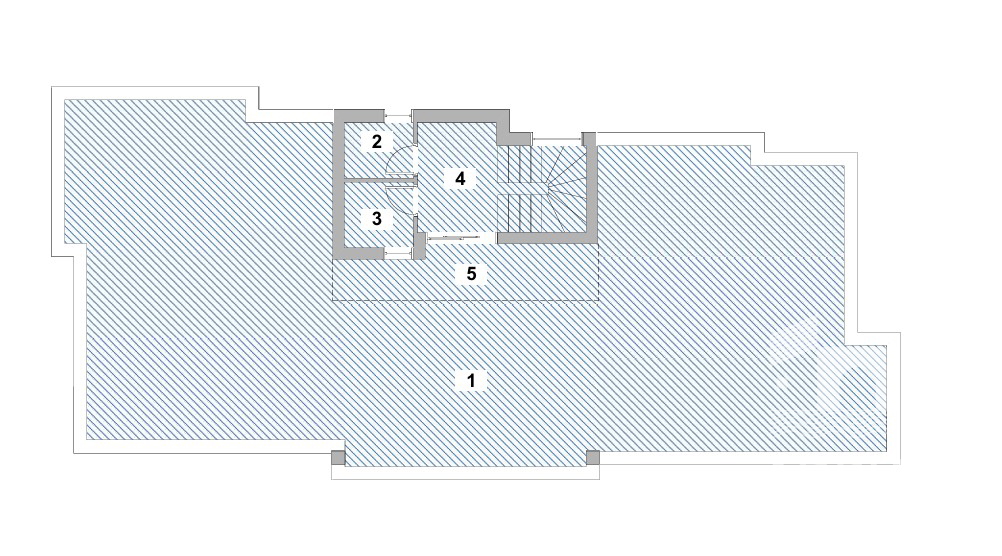 Vodice, casa moderna con ampia terrazza sul tetto in posizione privilegiata
