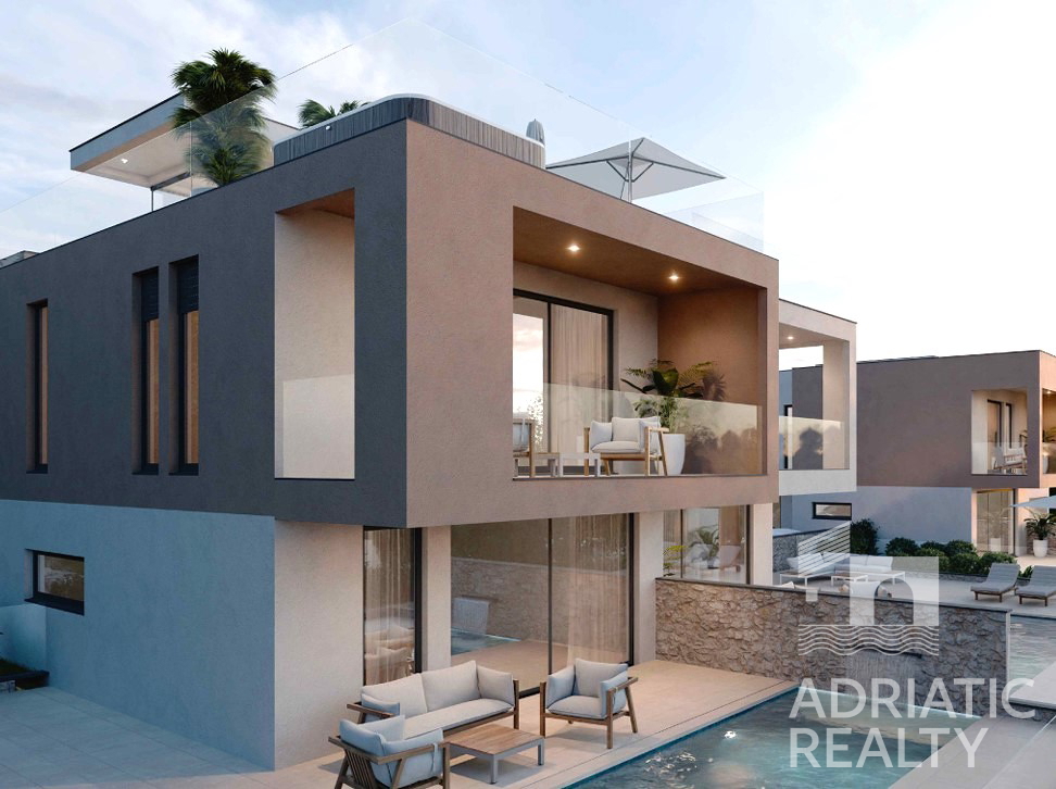 Vodice, appartamento di lusso in duplex con vista mare
