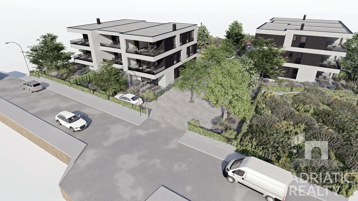 Srima, nuova costruzione, appartamento con tre camere da letto vicino alla spiaggia