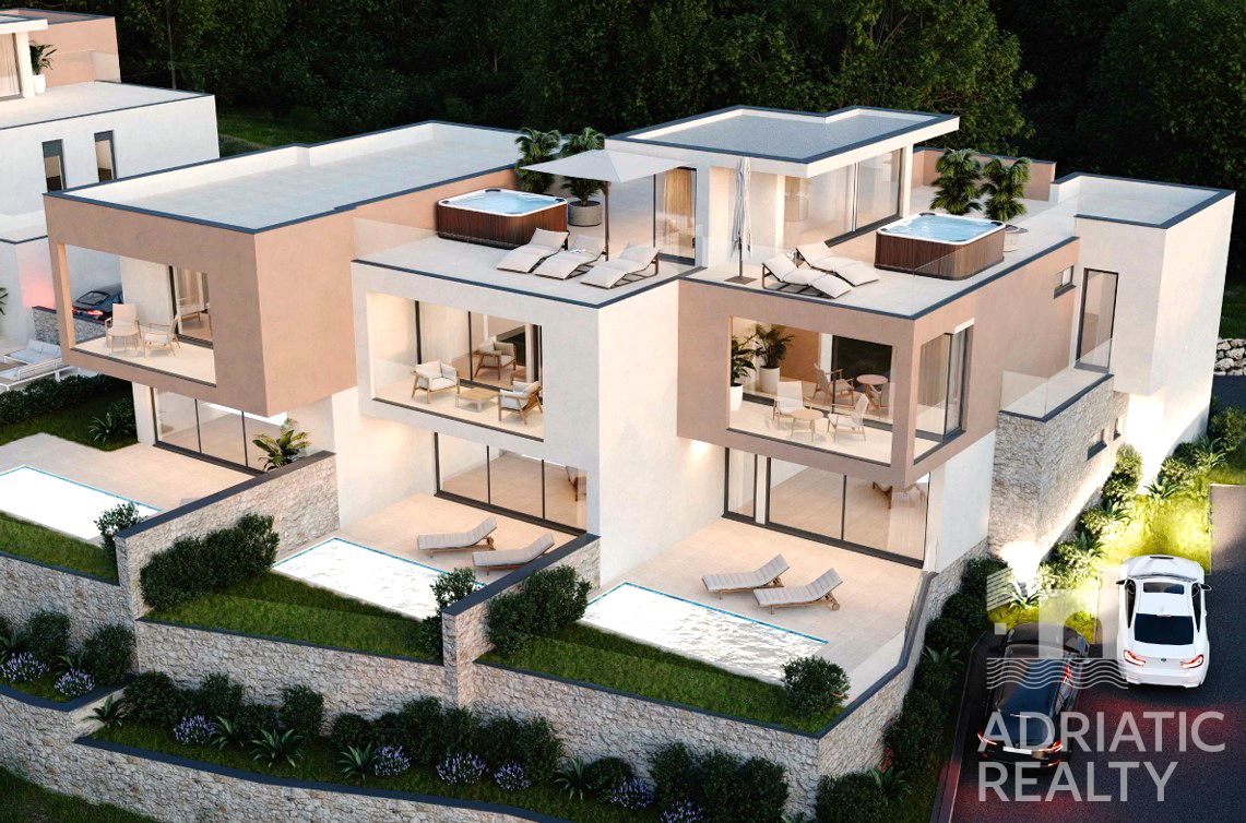 Vodice, appartamento duplex in un moderno triplex