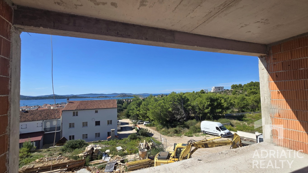 Vodice, appartamento con due camere da letto e vista mare