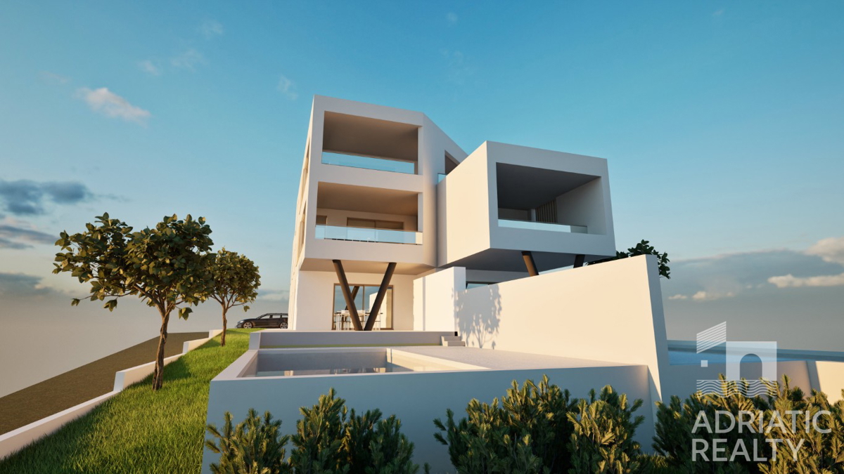 Vodice, appartamento con piscina in nuova costruzione esclusiva