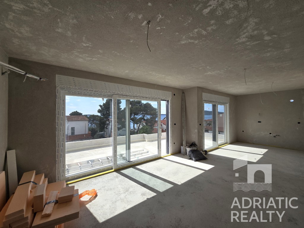 Brodarica, splendida attico trilocale, 136,27 m2, vista mare