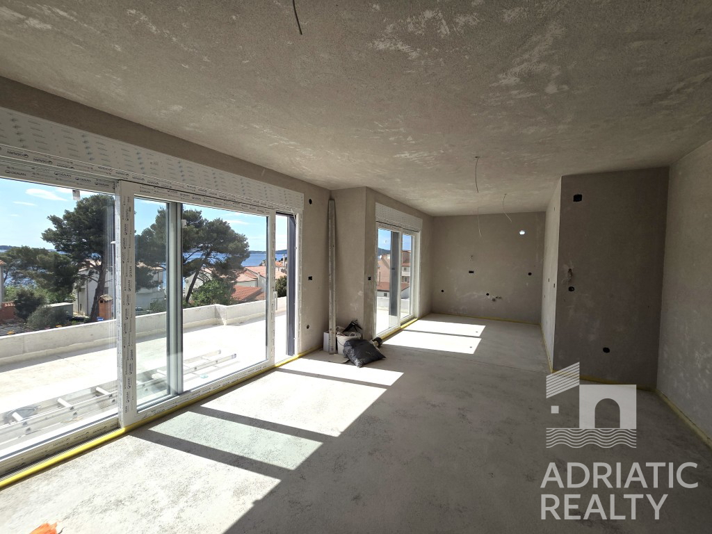 Brodarica, splendida attico trilocale, 136,27 m2, vista mare