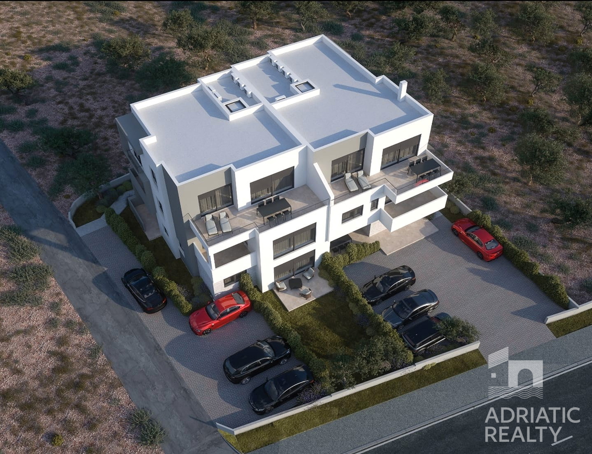 Brodarica, splendida attico trilocale, 136,27 m2, vista mare