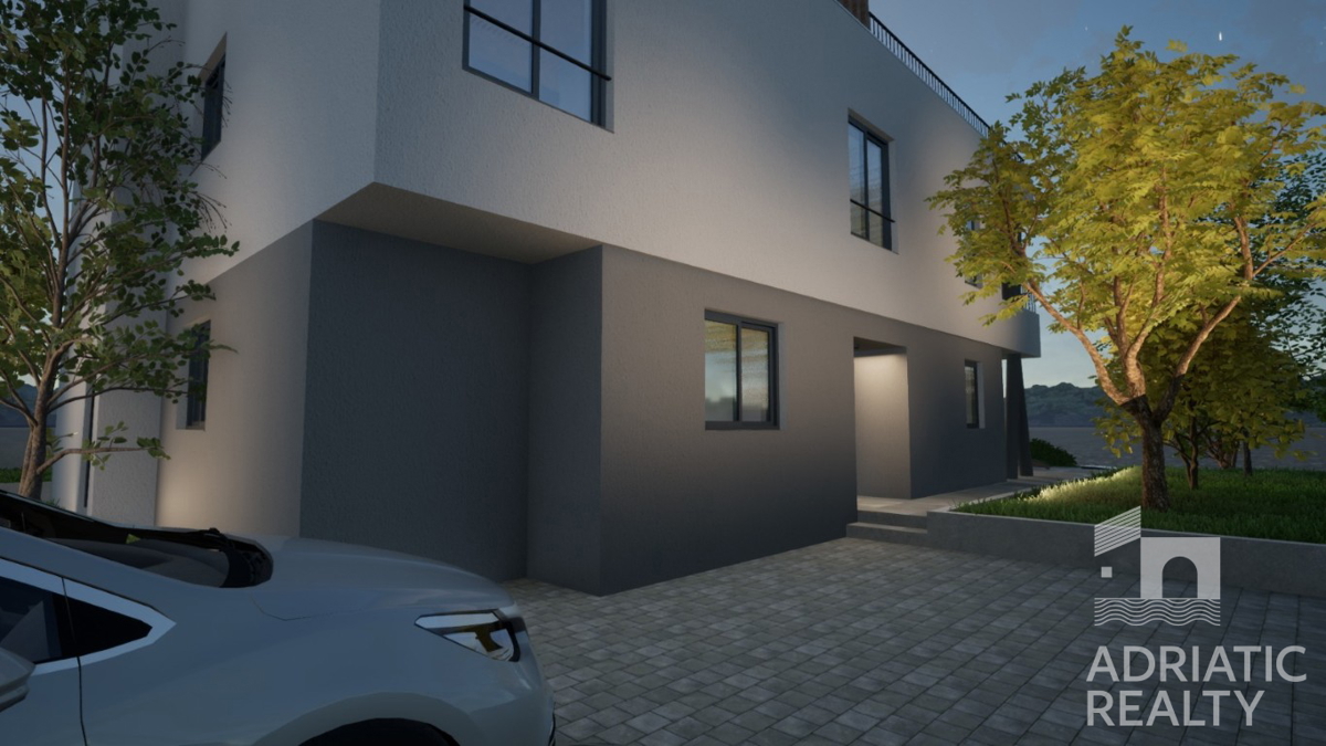 Nuova costruzione a Vodice - appartamento con giardino in un ambiente tranquillo